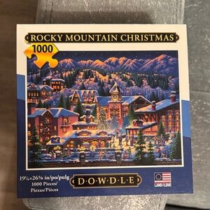 Dowdle Rocky Mountain Christmas Puzzle 1000 Piece